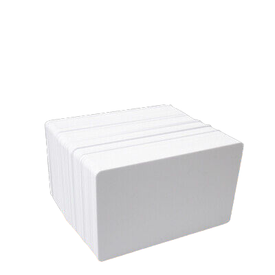 100 Blank White PVC Cards - CR80, 30 Mil, Credit Card Size, ** Free Shipping **
