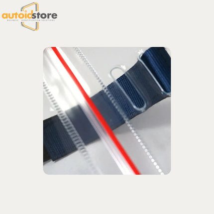 arm band photo id badge holder vertical blue - 4