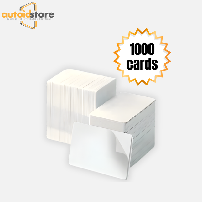 Blank White PVC Cards – CR80 30 Mil (Pack of 1000)
