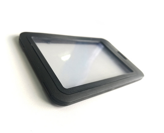 ID cardholder clamshell black 2 cards, 10 Units