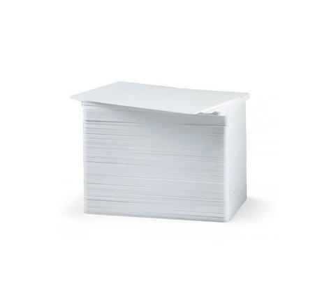 200 Blank White PVC Cards - CR80, 30 Mil, Credit Card Size