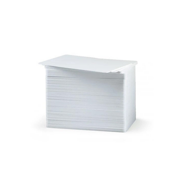 200 Blank White PVC Cards - CR80, 30 Mil, Credit Card Size