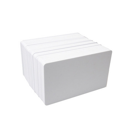 1000 Blank White PVC Cards - CR80, 30 Mil, Credit Card Size