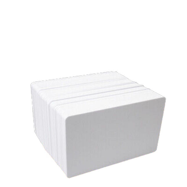 100 Blank White PVC Cards - CR80, 30 Mil, Credit Card Size, ** Free Shipping **
