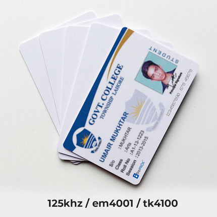 RFID 125Khz EM4100 TK4100 Proximity ID Cards Printable Access Control System