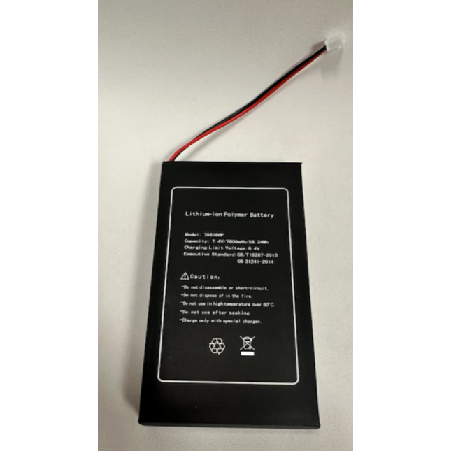 Battery 7600 mAh for ZK TECO S922 Backup - Replacement